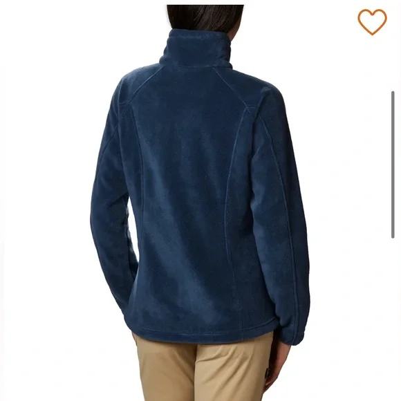 Columbia Women's Benton Springs Fleece Jacket medium nwot zipper - Picture 3 of 5